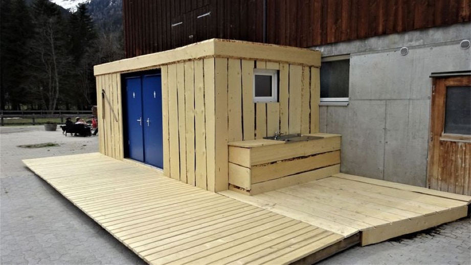 Der neue Sanitärbereich